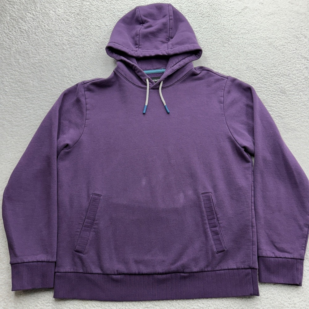 Bonobos Mens Purple Fleece Pullover Hoodie Sweatshirt Size Medium RN128054